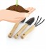 Unique Bargains 3pcs Small Gardening Tools Metal Hand Cultivator Shovel Digging Trowel   